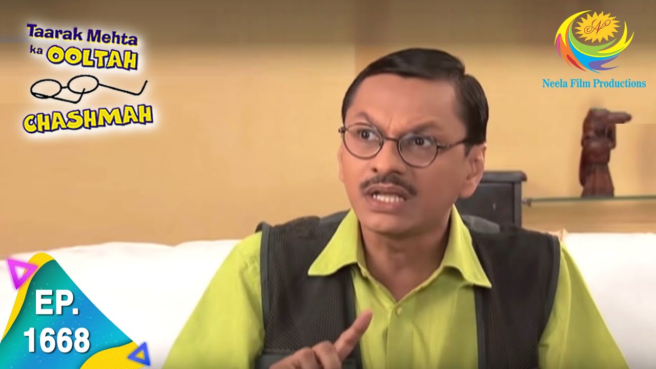 Taarak Mehta Ka Ooltah Chashmah - Episode 1668 - Full Episode
