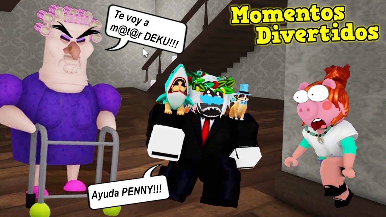 😭 ABUELA NO me COM&Iacute; tus Galletas!...en Grumpy Granny OBBY ROBLOX Momentos Divertidos