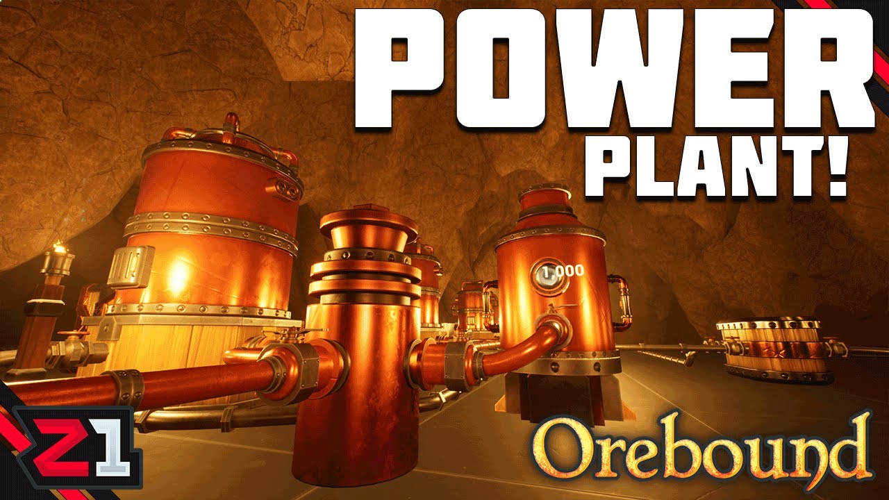 Building A Steam Power Plant To Power EVERYTHING! Orebound [E5]