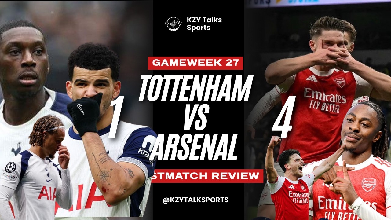 North London is Red: Arsenal Defeat Tottenham yet again in the North London Derby