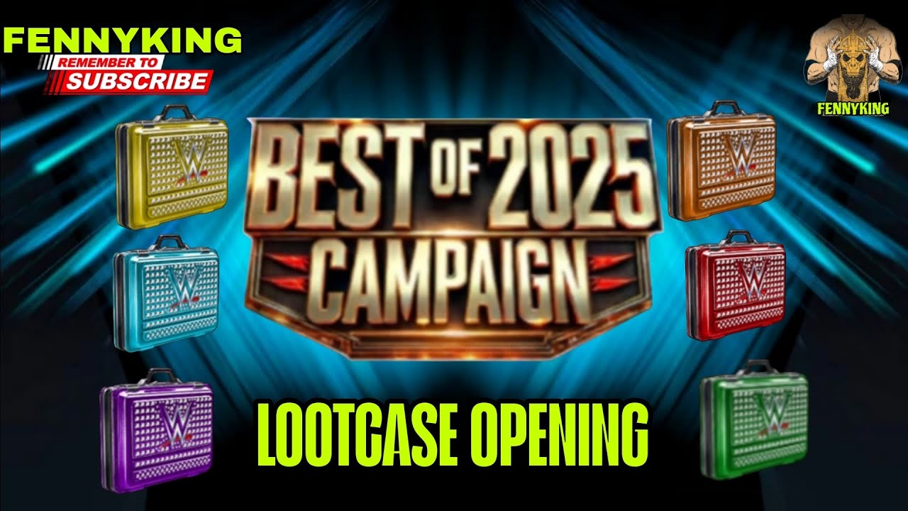 Best Of 2025 CAMPAIGN 😱 LOOTCASE OPENING 🤔 @fennyking WWE MAYHEM GAMEPLAY | #wwemayhem #wwe #yt 