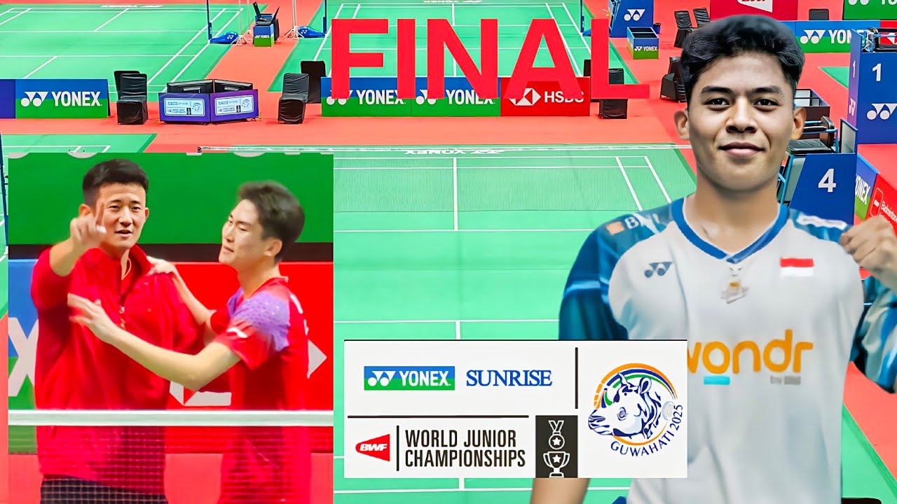 FINAL | MS | YONEX SUNRISE BWF WORLD JUNIOR CHAMPIONSHIPS MOH. ZAKI UBAIDILLAH V/S YANG MING YU LIU