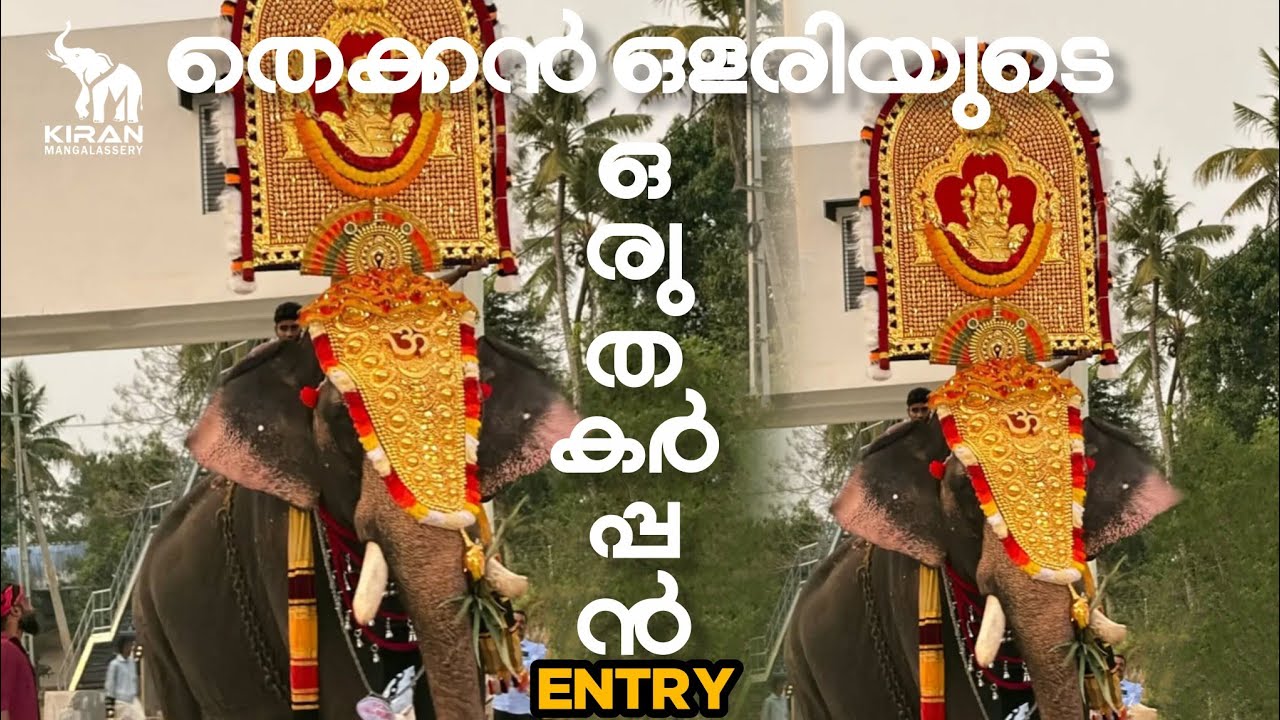 തെക്കൻ ഒളരിയുടെ തകർപ്പൻ ENTRY 🔥|SHIVAM LEKSHMI AYYAPPAN