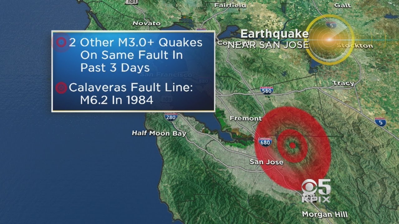 Earthquake Strike Shakes East San Jose