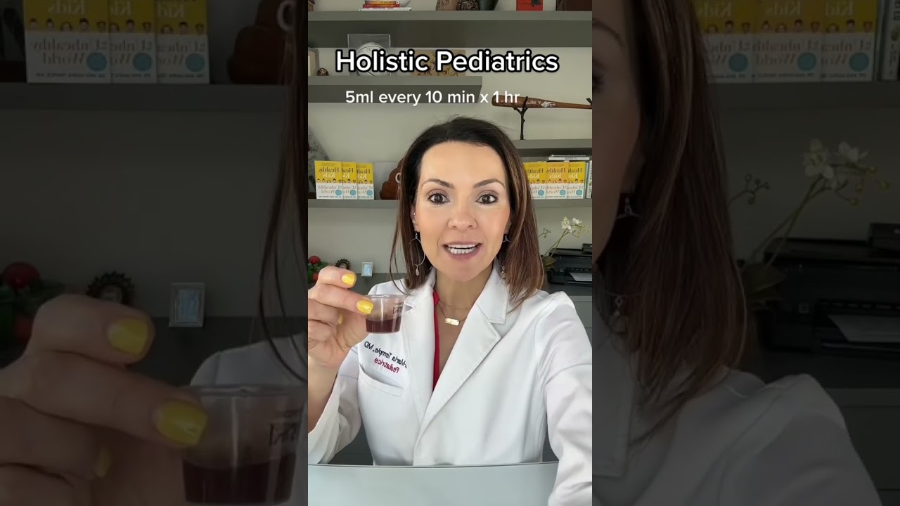 Natural vomiting remedy for kids less than 10yrs old #holistichealth #shorts