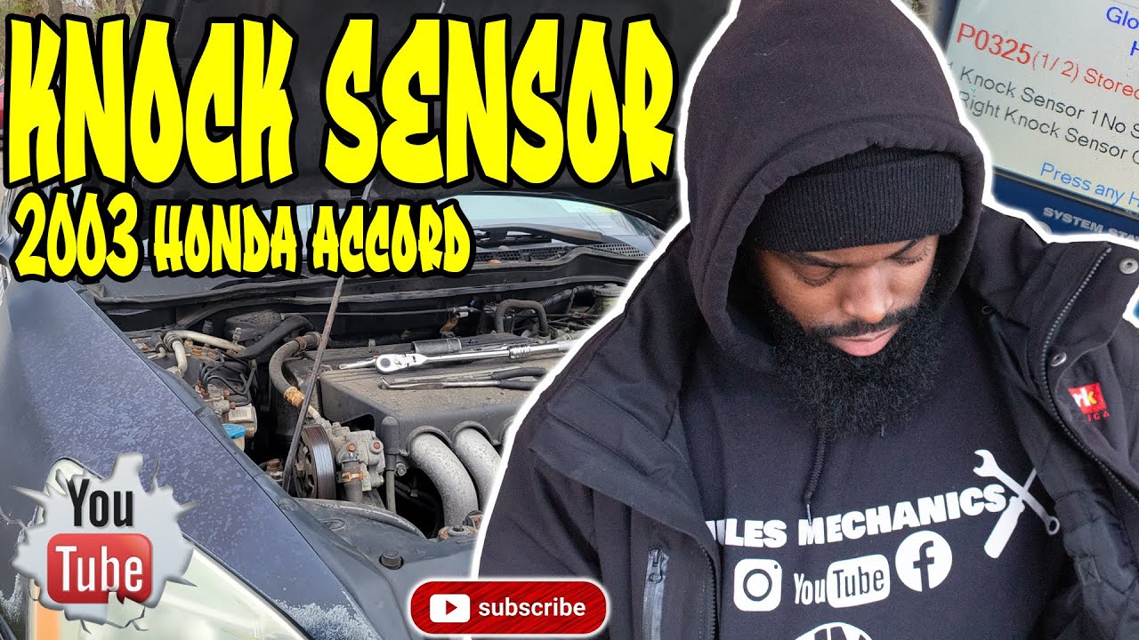 How to replace knock sensor honda accord vtec P0325 (Easy fix)