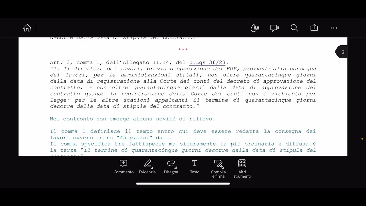 2024-10-05_54_la consegna dei lavori ai sensi del D.Lgs 36-23_1di4