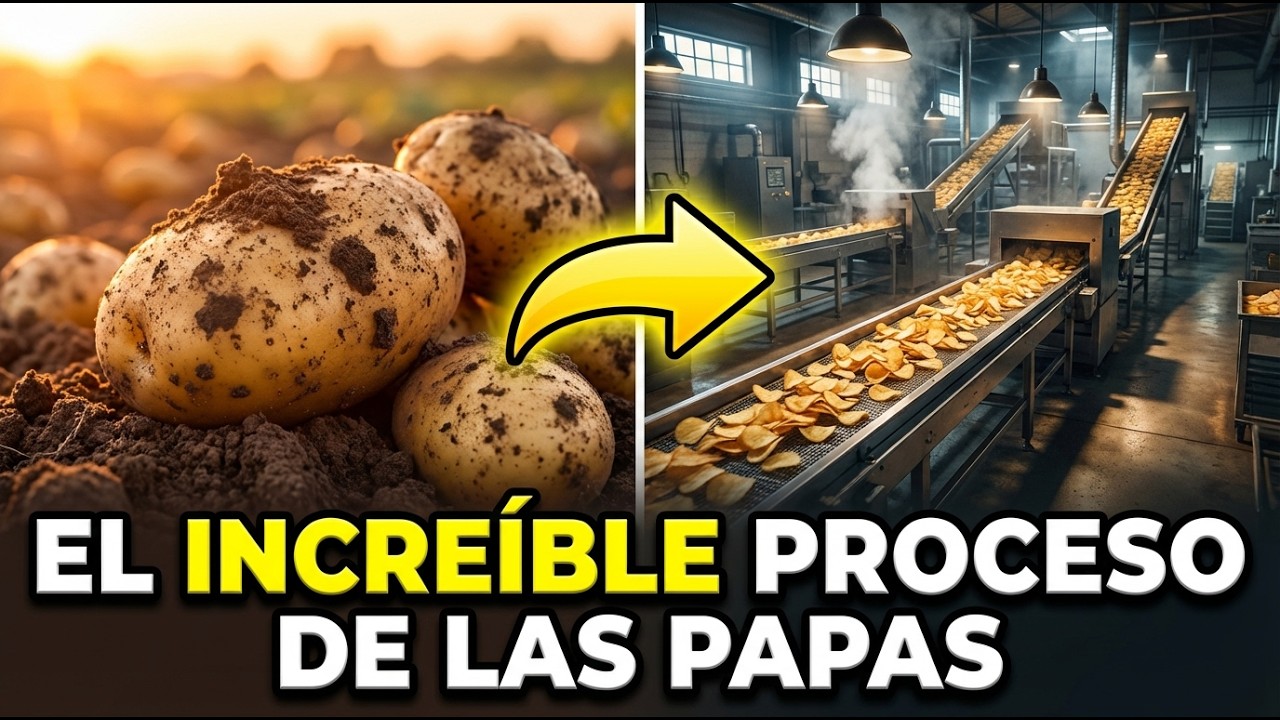 Así hacen las papas fritas que compras todos los días