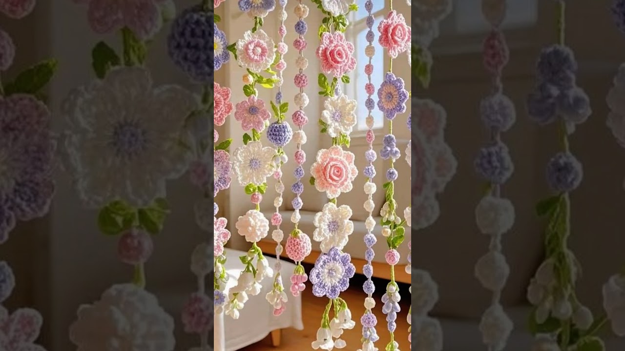 Make Your Windows WOW 😍 Crochet Curtain! #shorts #diy #crochet #trending #viral