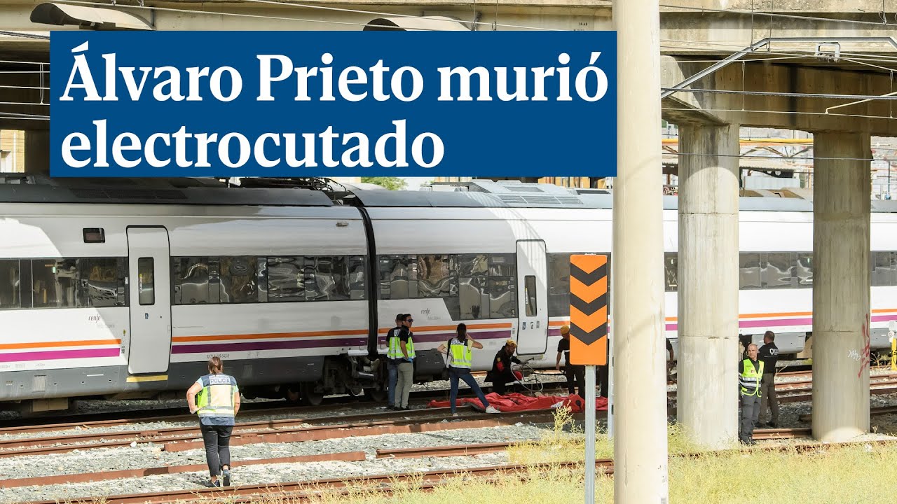 Álvaro Prieto murió electrocutado entre los vagones de un tren, según el primer informe forense