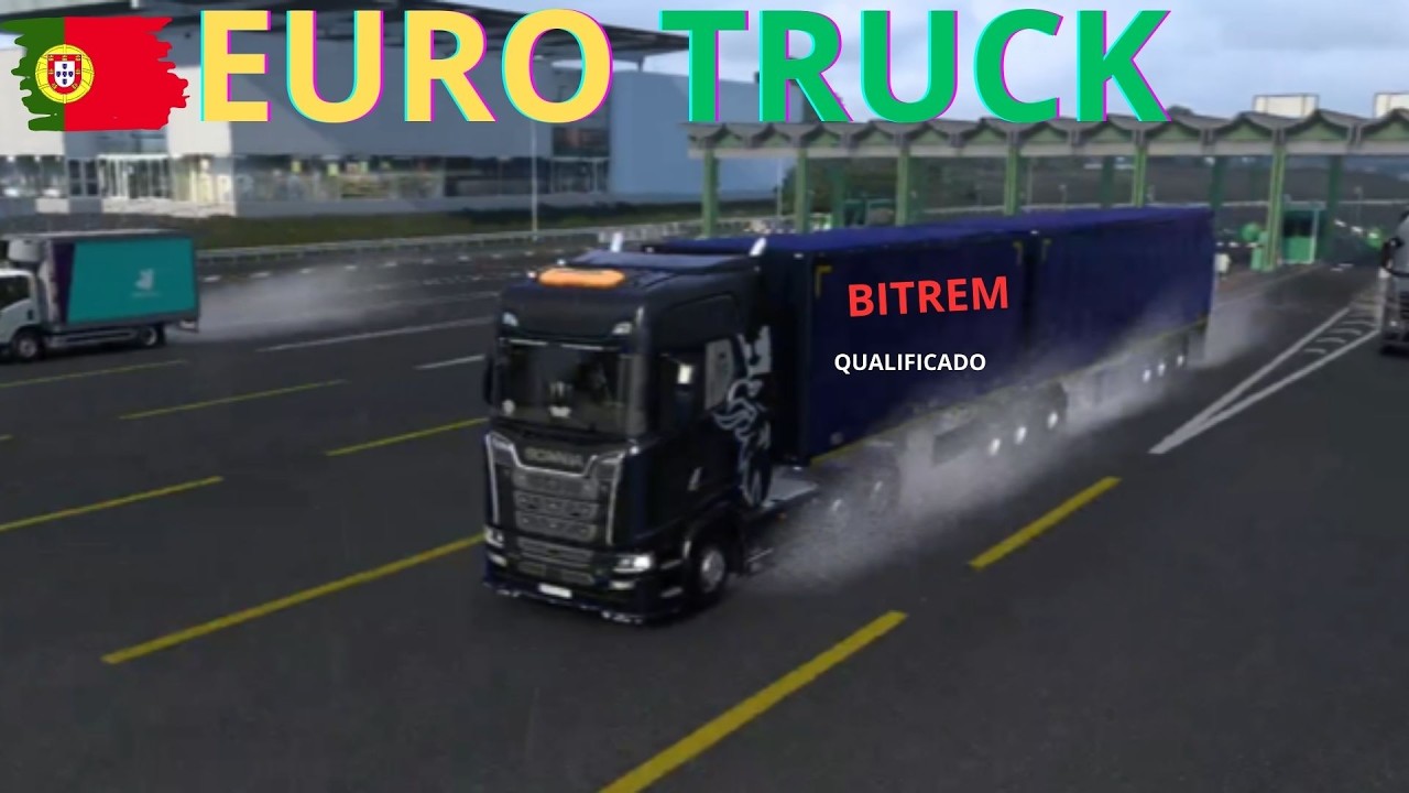 EURO TRUCK Primeira viagem com um Bi trem em portugal ‐ geradores a  diesel 33t