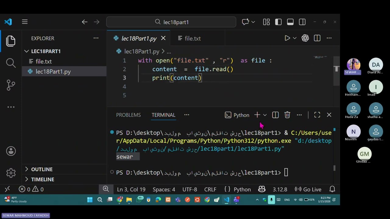 lec18  _  with ,CSV , JSON  in Python