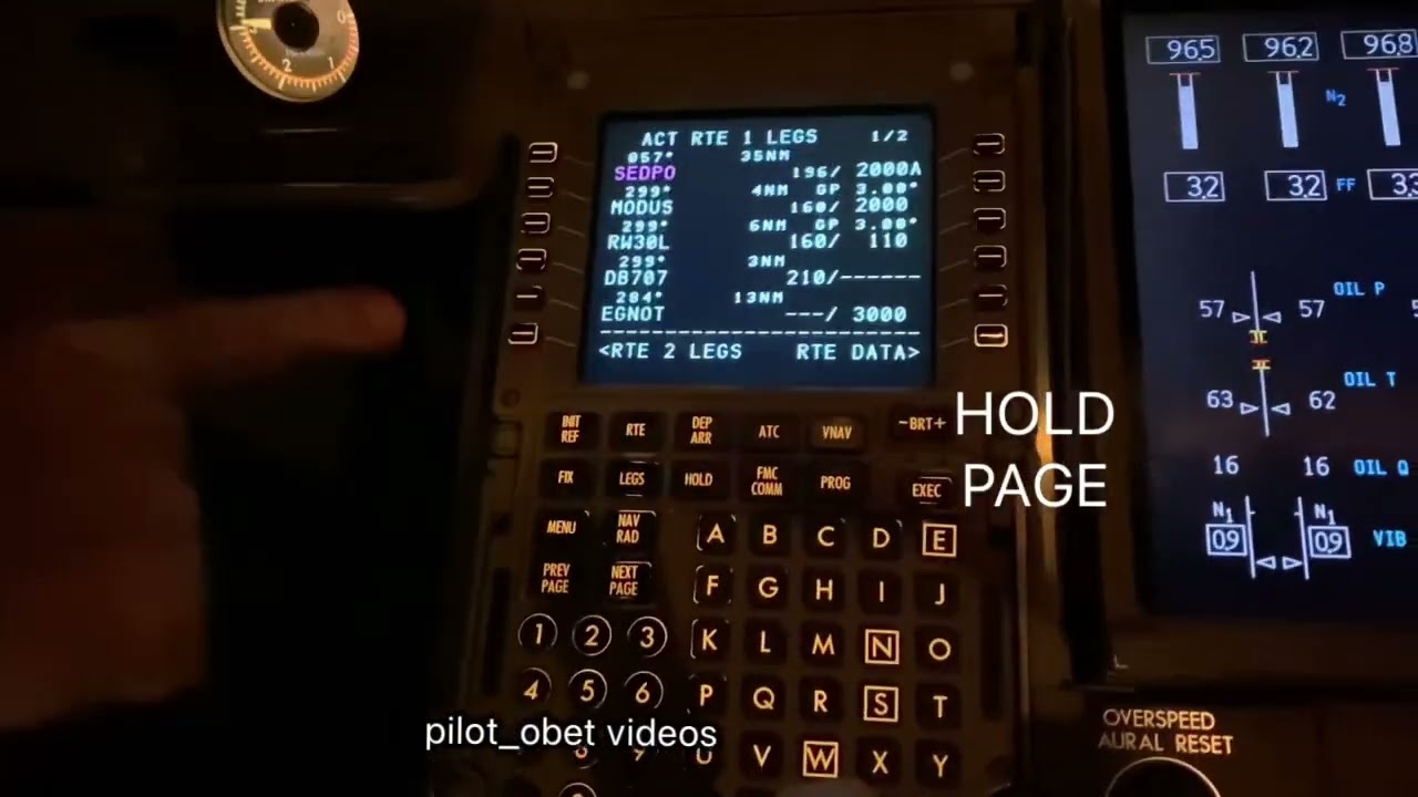 B747-8 ‘Superjet’ FMS hack. Orbit at present position