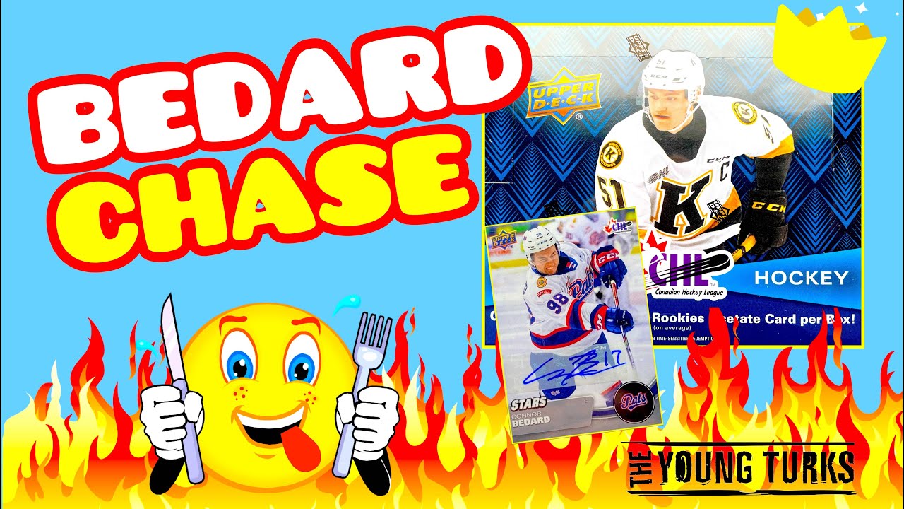 CHASING CONNOR BEDARD! 2021-22 Upper Deck CHL Hockey Hobby Box Break #1 (2023)