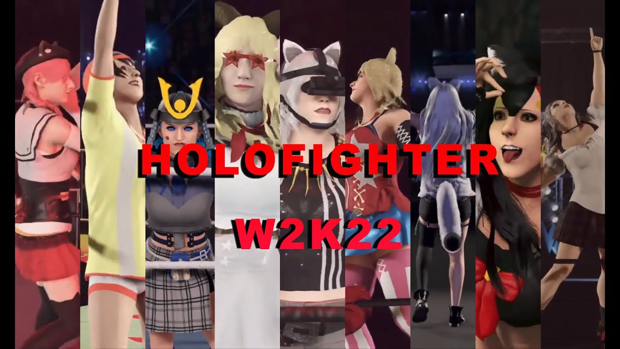 This is..... HoloFighter PV TAKE 1(Holo摔角聯盟的 偽預告片
