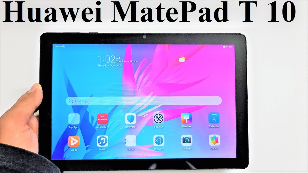 Huawei MatePad T 10 — распаковка и первый взгляд.
