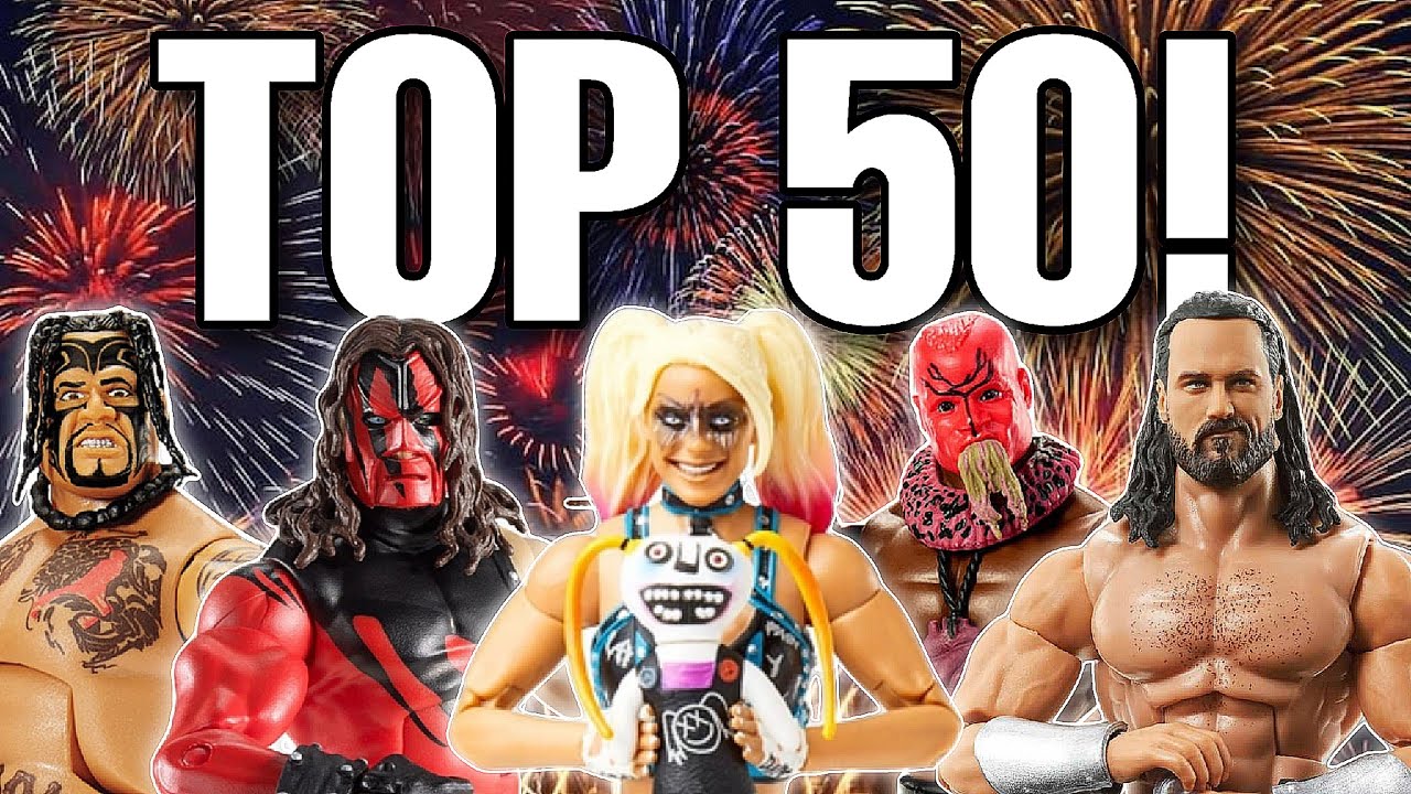 TOP 50 WWE MATTEL ELITE ACTION FIGURES! (Elite 1 - 100)