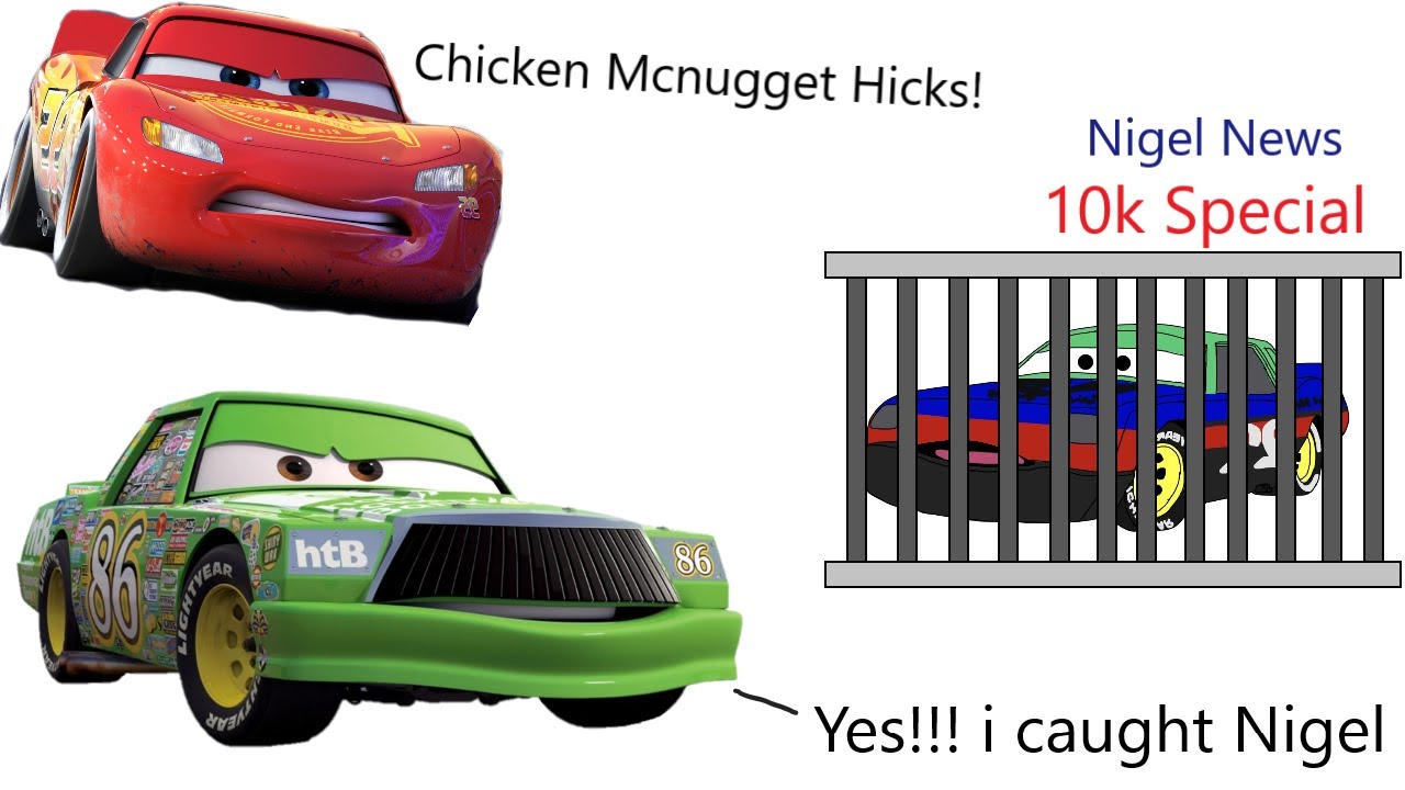 Hot Wheels x Nigel News Special: Chick Hicks captures Nigel Revvingston/Grounded.