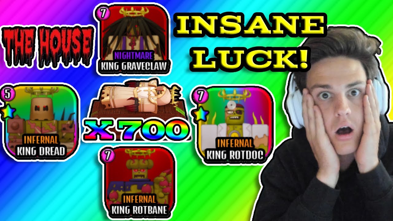 Opening 700+ ZOMBIE CRYPT KINGS Tombs And I Got My KING GRAVECLAW Max level In THE HOUSE TD!!!!!!!!!