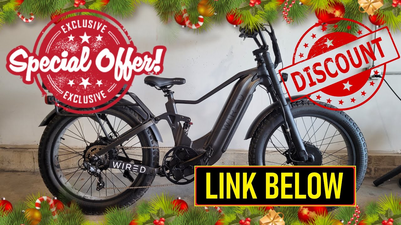 **DISCOUNT LINK** WIRED E-bikes, Predator, Warrior, Scout, Freedom, 72V, 60V