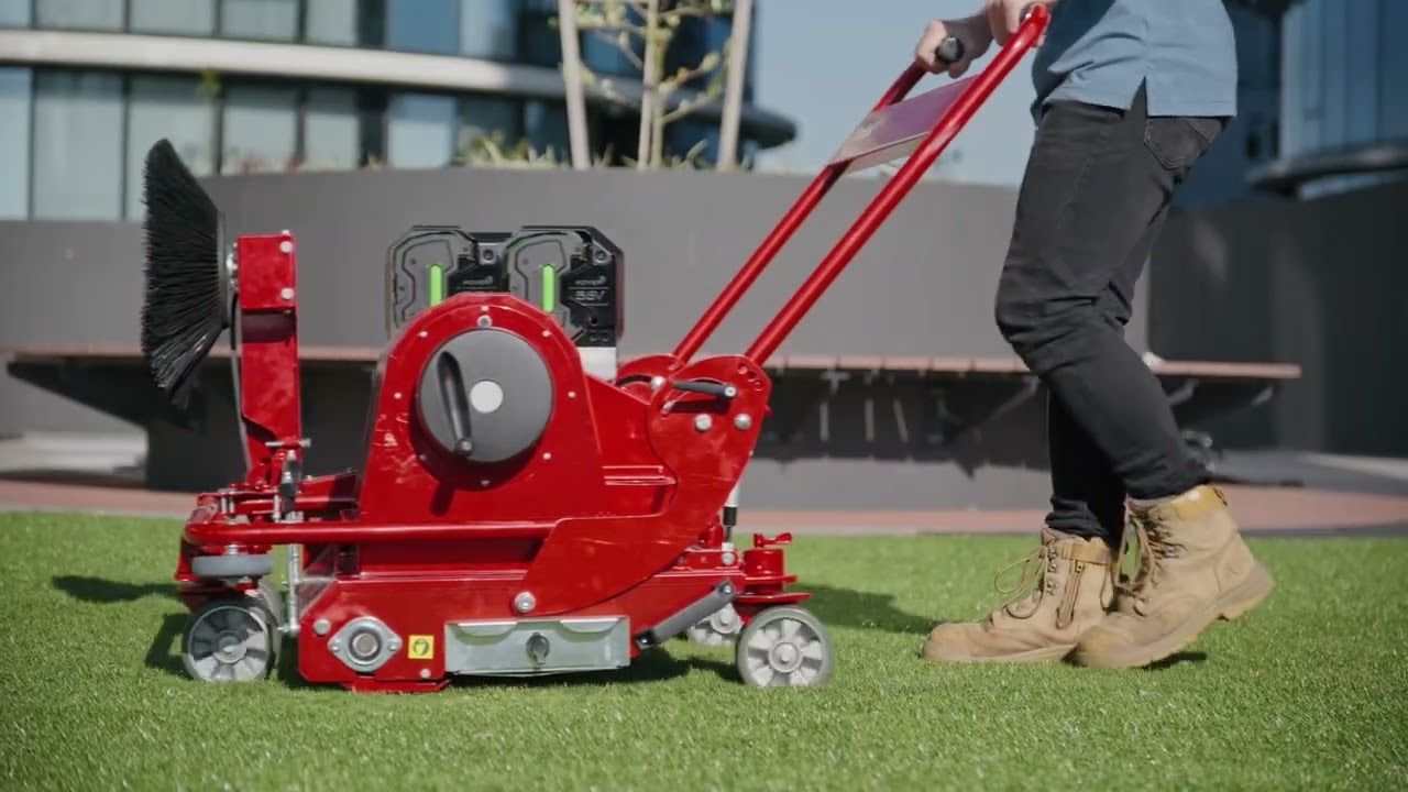 TurfGlo Eco Turf Cleaning Machine | Quiet, Safe, Battery Powered