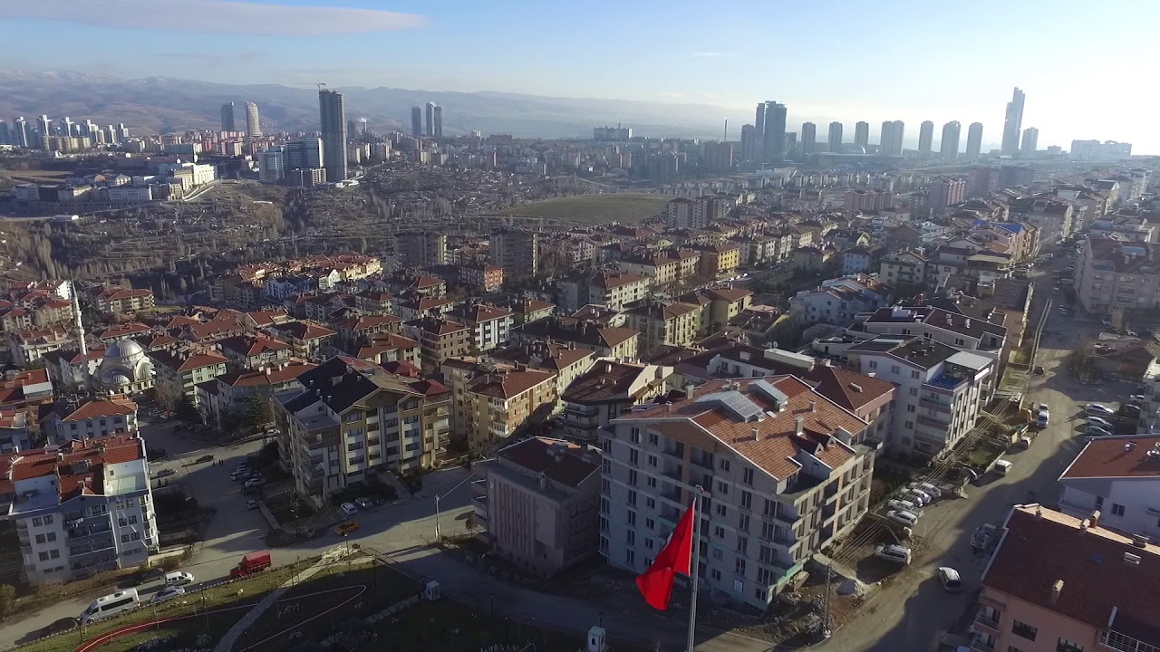 Ankara'nın En Yüksek Parkı, Dikmen Çayda Çıra Parkı Havadan Çekim