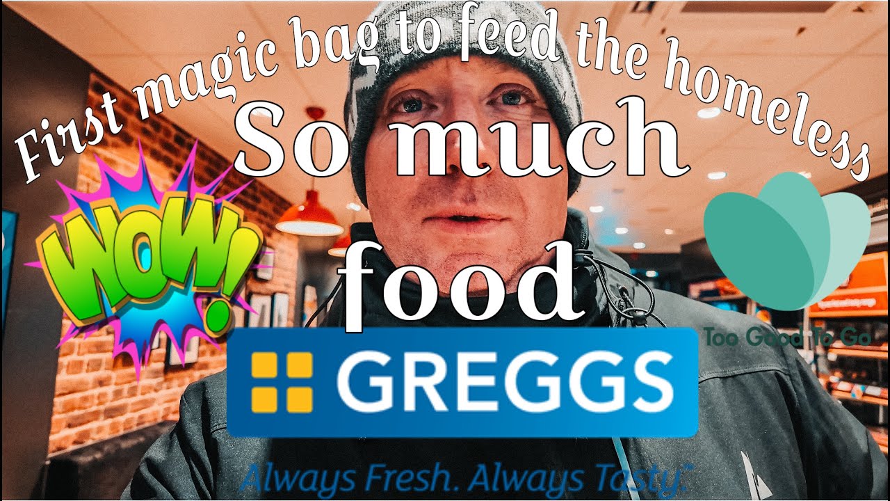 Мой первый волшебный пакет Greggs too good to go для бездомных Ливерпуля.