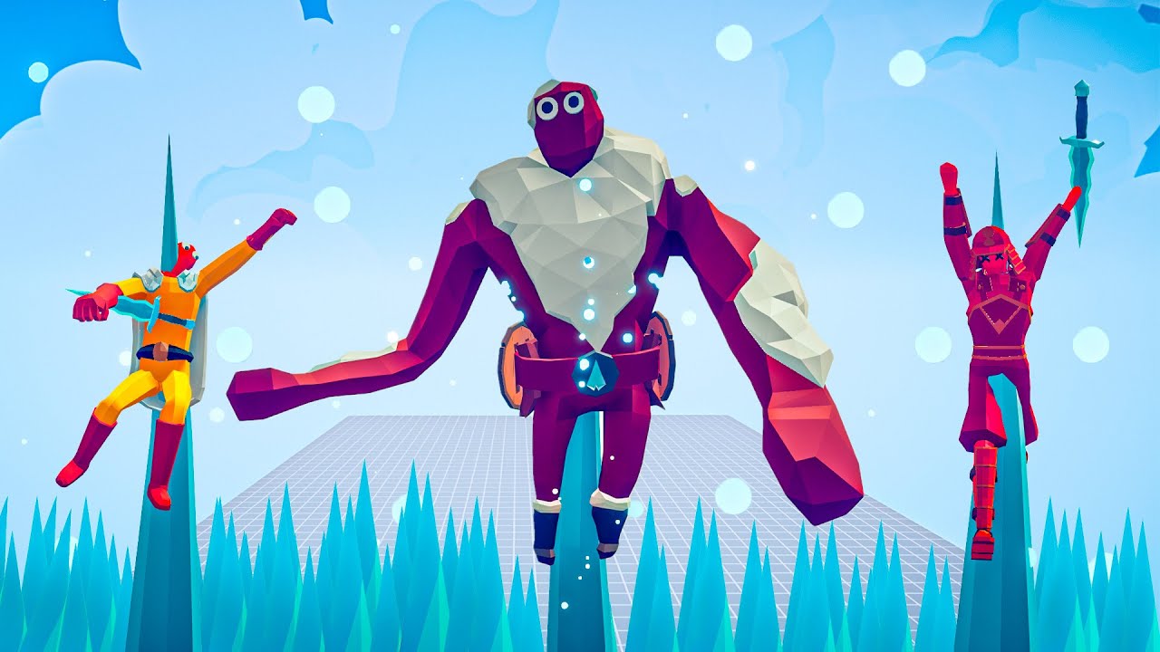 PUT ON ICE PEAK EVERY UNIT - Totally Accurate Battle Simulator TABS