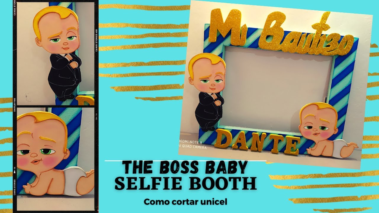 Marco selfie El Jefe en Pañales DIY/ Selfie Boss Baby DIY PARTE 1/ como pasar una imagen al unicel