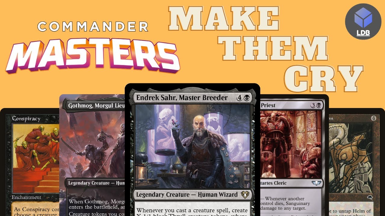 This makes HOW MANY TOKENS?! | Who's That Commander? | Endrek Sahr, Master Breeder EDH Deck Tech