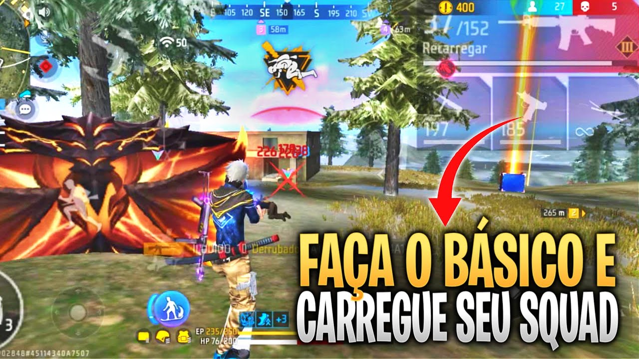 DICAS BÁSICAS PARA CARREGAR SEU SQUAD NO FREE FIRE