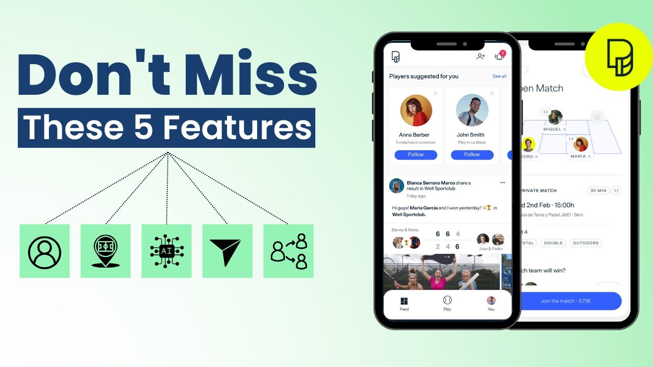 Top 5 Must-Have Features for Every Padel Tennis App in 2025 | Padel Tennis App Development