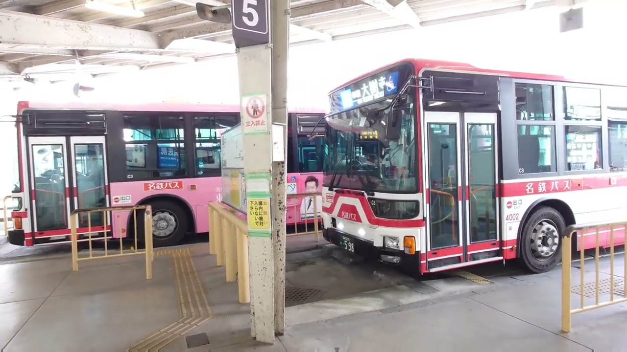 【バック発車】東岡崎駅バスターミナル 2022年