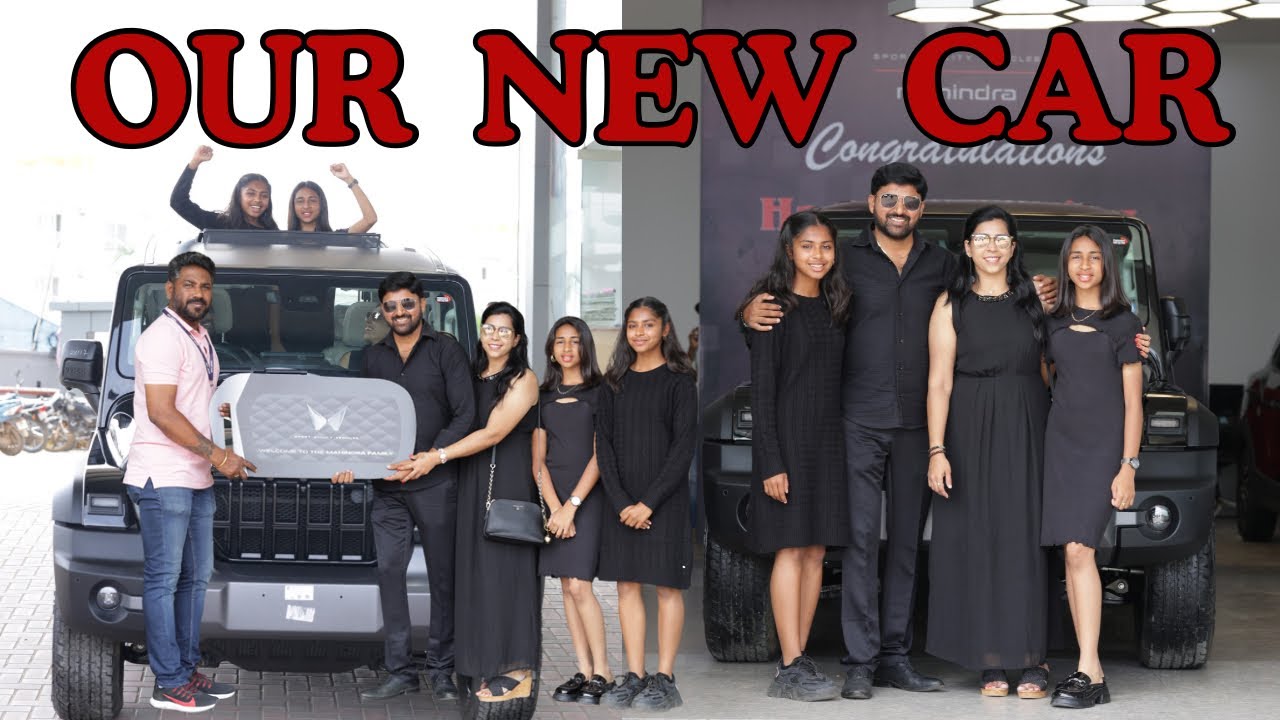 Our New Thar Roxx Delivery Day 🚗✨| Why We Chose It + Accessories Tour |  Our Dream Colour 🖤 