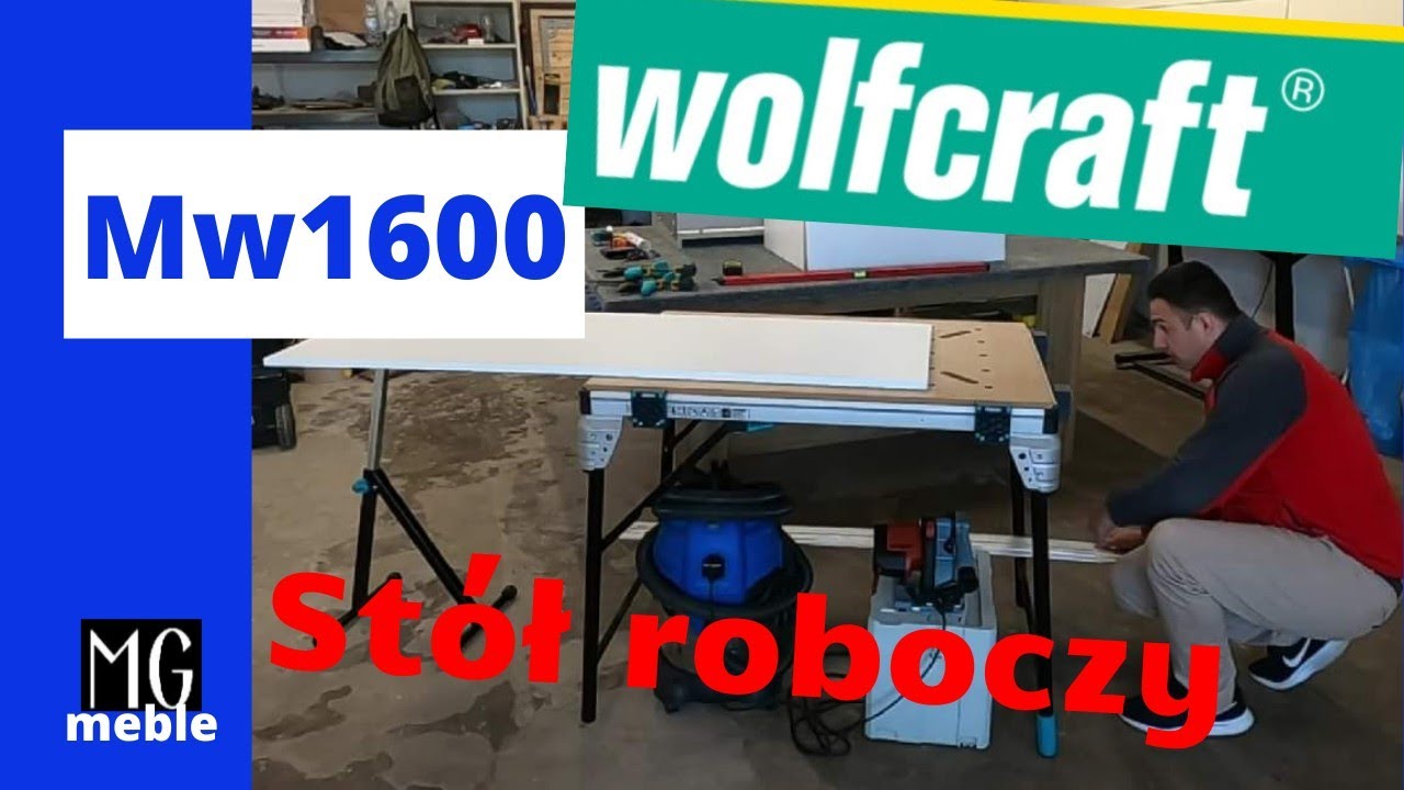 Prezentacja stołu roboczego firmy #Wolfcraft_polska Master work 1600!