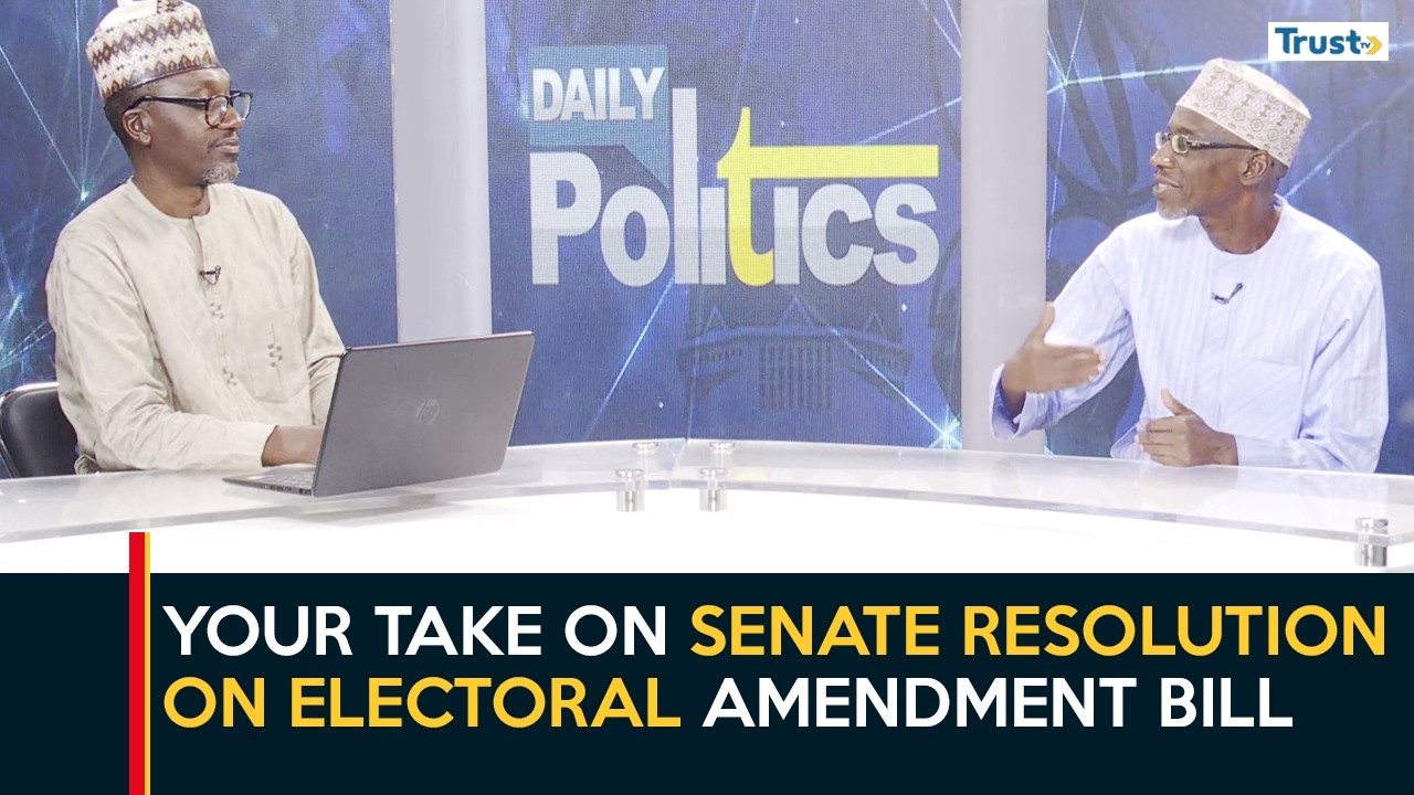 Your take on senate resolution on electoral amendment bill | Daily Politics