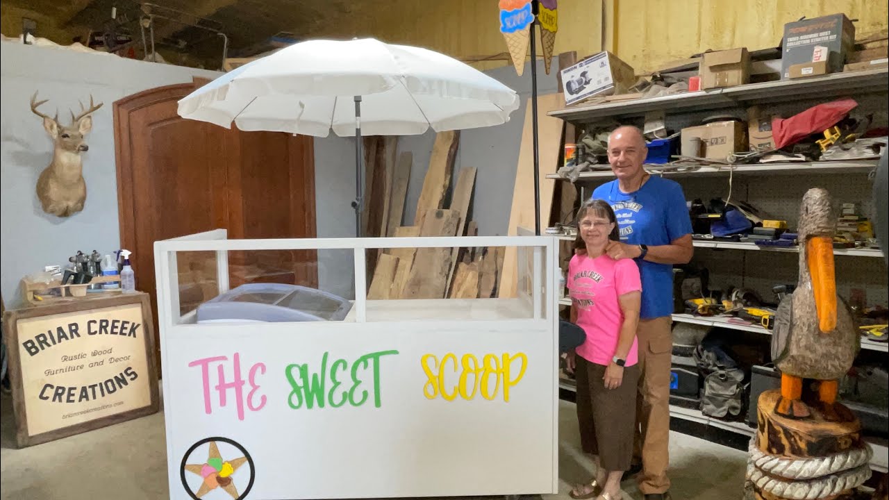 Ice Cream Cart build for The Sweet Scoop