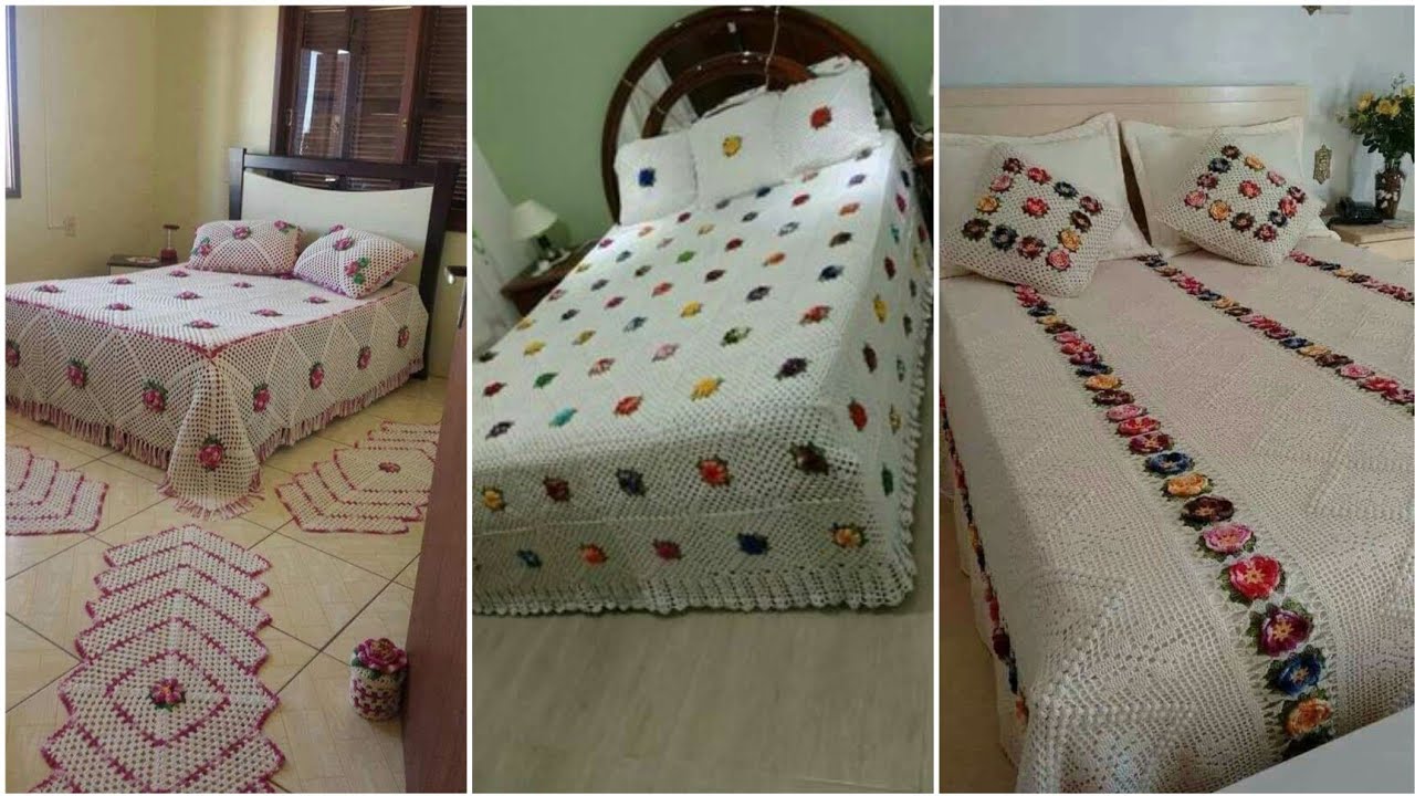 Top class crochet bedsheets designs/Beautiful crochet bedsheets patern ideas