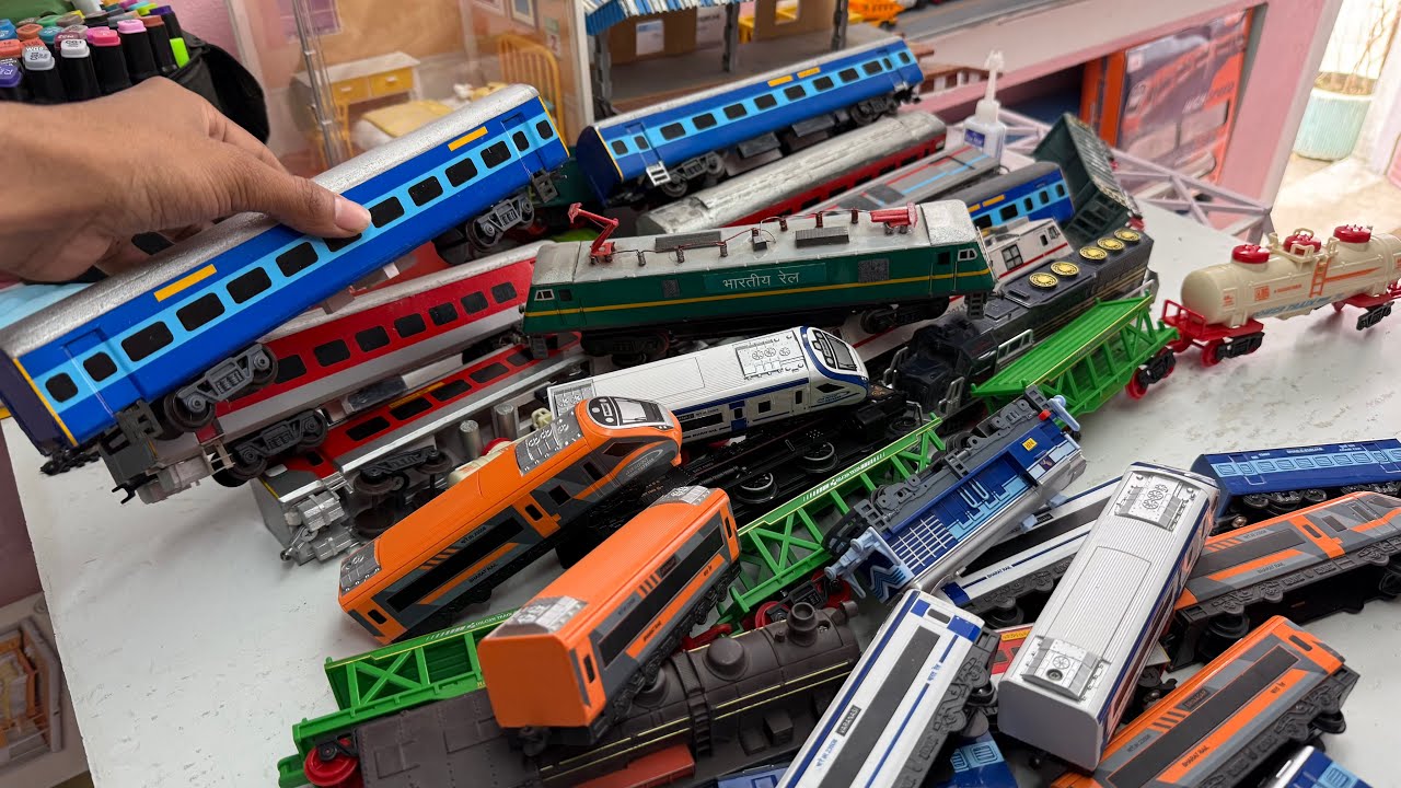indian rail train video mini train model making realistic indian train toy