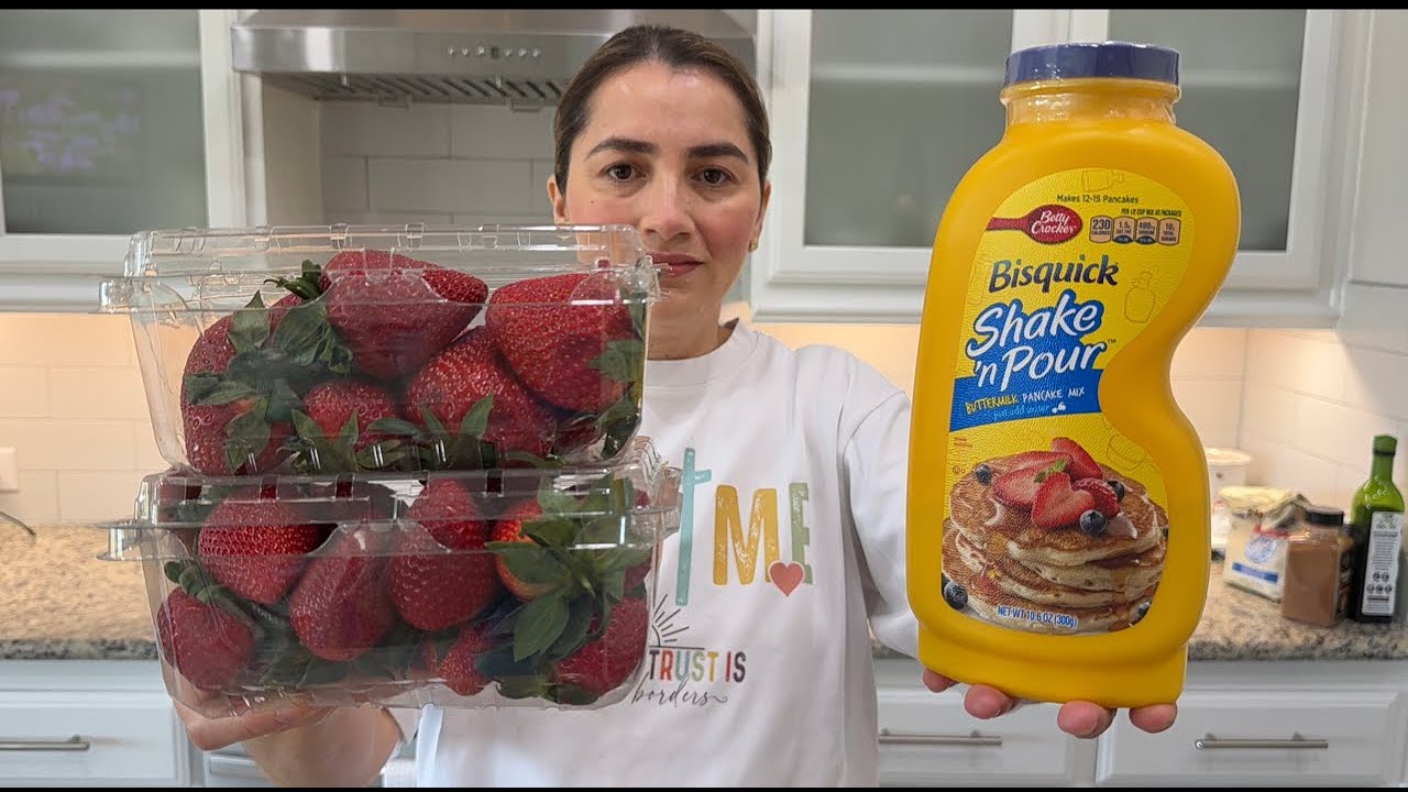 Preparando unos deliciosos waffles para empezar el día 🧇☀️