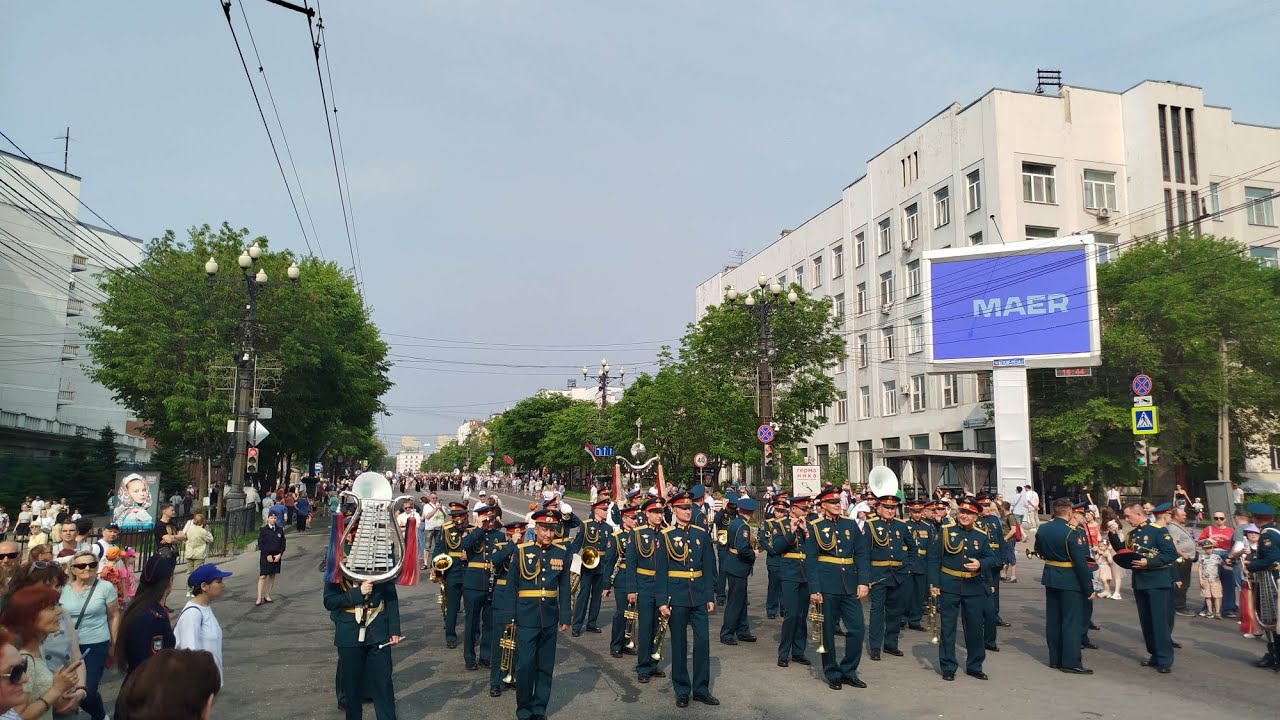 1 июня 2025 г. Фестиваль духовых оркестров Амурские волны . Хабаровск