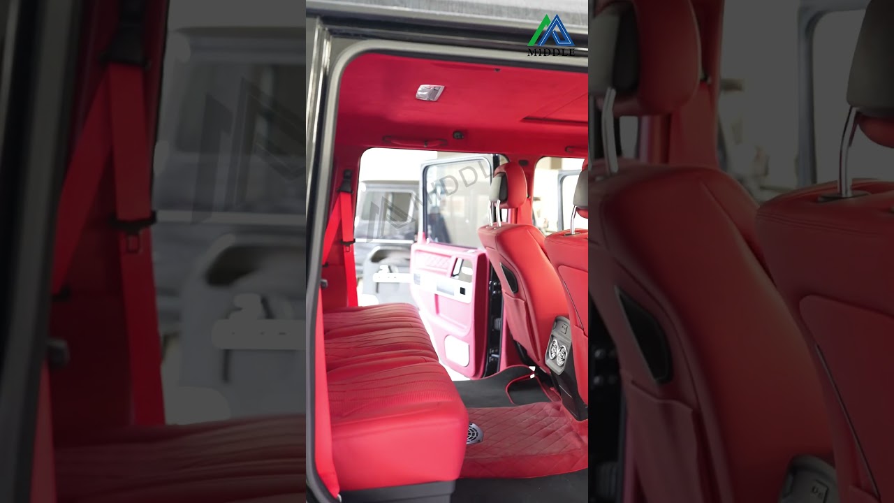 Turn Heads with a Bold Red Interior Makeover for Your Mercedes-Benz G-Class