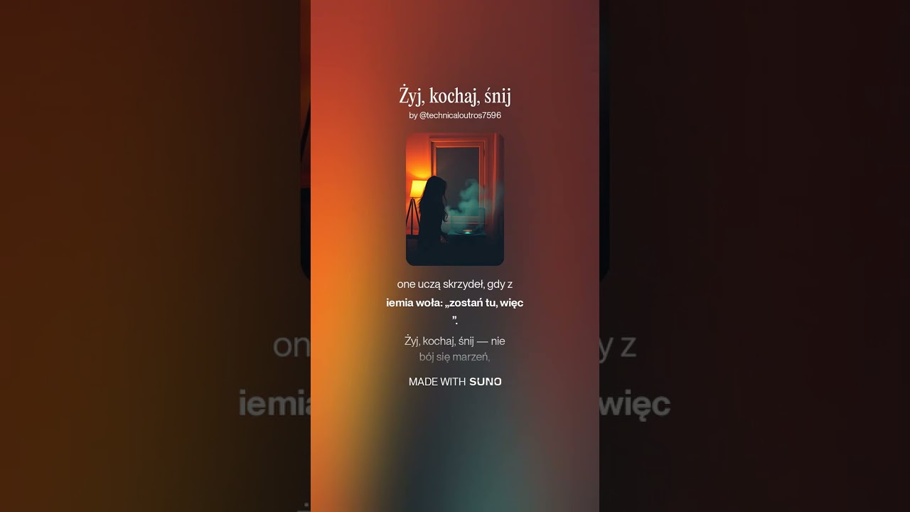 Żyj, kochaj , śnij 