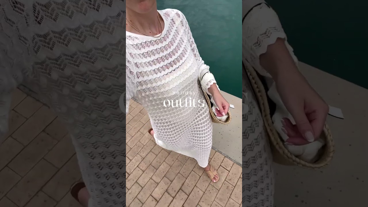 HOLIDAY OUTFITS 🐚☀️ #holidayoutfits #holiday #holidayseason #summeroutfits #summeressentials #ootd