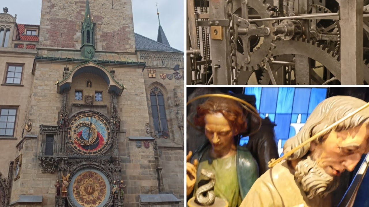 Pražský orloj, hodinový stroj / Prague astronomical clock, mechanism