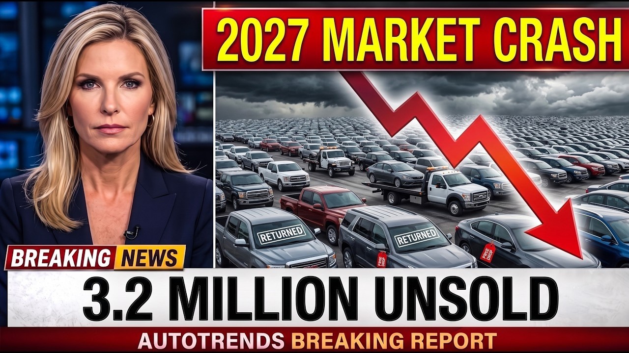 Обвал автомобильного рынка 2027 года начался &mdash; 3,2 миллиона автомобилей остаются непроданными!
