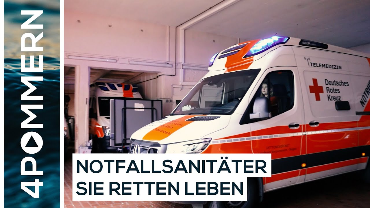 Notfallsanitäter vom DRK Rügen-Stralsund - Sie retten Leben | Rügen TV