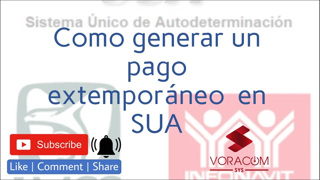 Como generar un pago extemporáneo o complementario en SUA y SIPARE