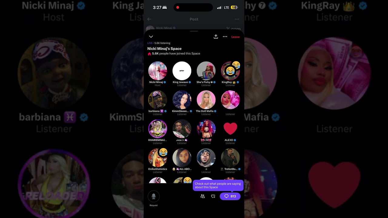 Nicki Minaj - Twitter Spaces (December 10, 2025)