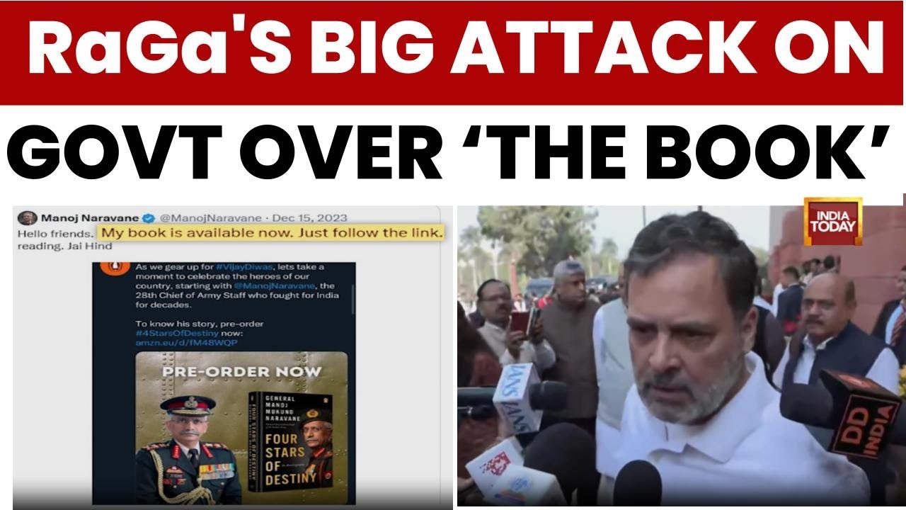 Rahul Gandhi Slams Government Over General Naravane’s Book, Questions Publisher’s Claims